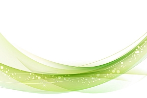 两张绿色清新风格的抽象PPT背景图片