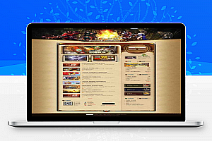Discuz小鱼游戏风影传说商业GBK+UTF8版模板/DZ游戏网站模板