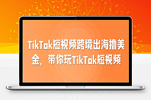 TikTok短视频跨境出海撸美金，带你玩TikTok短视频